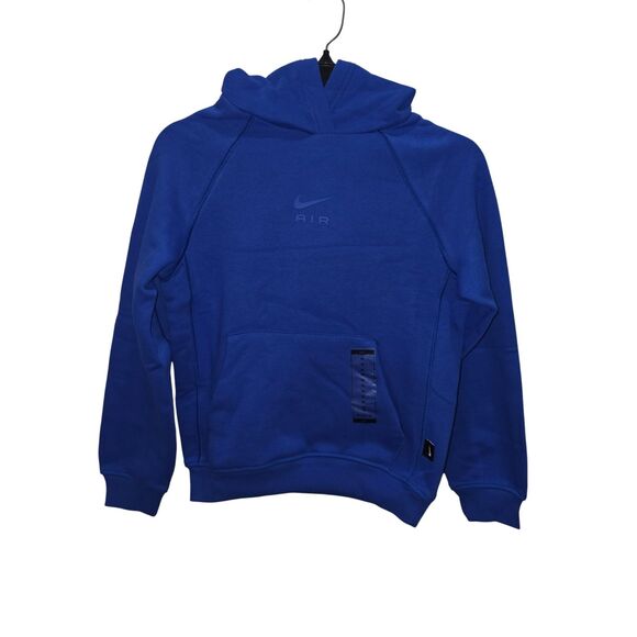 Nike Air Unisex Hoodie Size M Blue Pullover Sweatshirt Kangaroo Pocket NWT - Picture 12 of 14